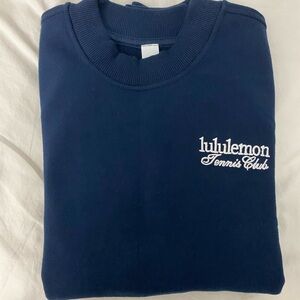 Lululemon Tennis Club Cotton French Terry Crewneck NWT